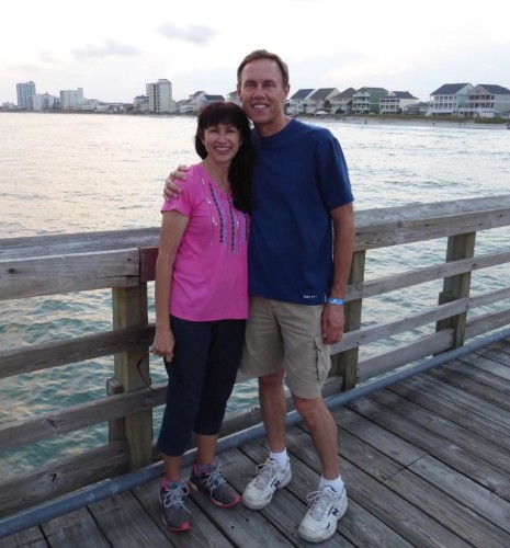 Mark and Susan on Pier